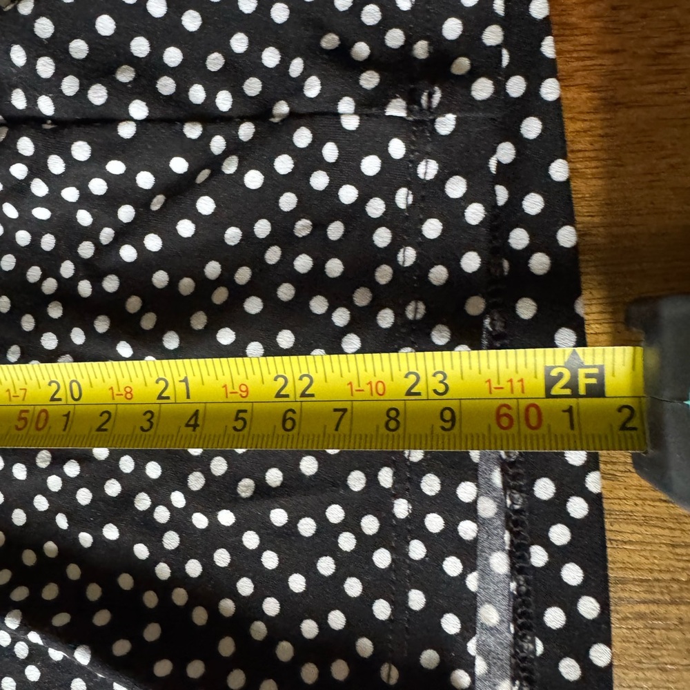 Chaus Black & White Polka Dot Long Sleeve Blouse Size L - Picture 7 of 7